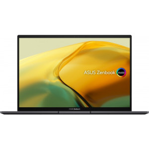 ASUS 14'' Zenbook 14 OLED UM3402YA, 2.8K 90Hz, Procesor AMD Ryzen™ 7 7730U (16M Cache, up to 4.5 GHz), 16GB DDR4X, 1TB SSD, Radeon, Win 11 Pro, Jade Black, 3Yr