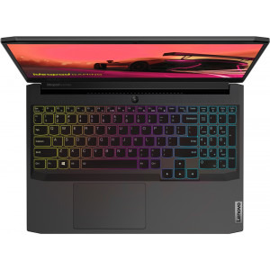 Lenovo Gaming 15.6'' IdeaPad 3 15ACH6, FHD IPS 165Hz, Procesor AMD Ryzen™ 7 5800H (16M Cache, up to 4.4 GHz), 8GB DDR4, 512GB SSD, GeForce RTX 3050 Ti 4GB, No OS, Shadow Black, 4-Zone RGB