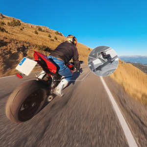 Insta360 Clema suport selfie stick pentru motociclete