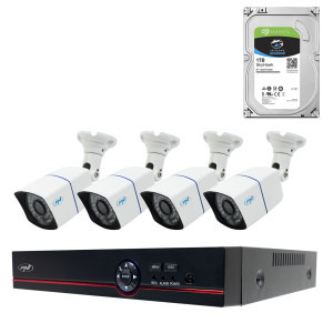 PNI PTZ1500 + 4 camere exterior + 1Tb