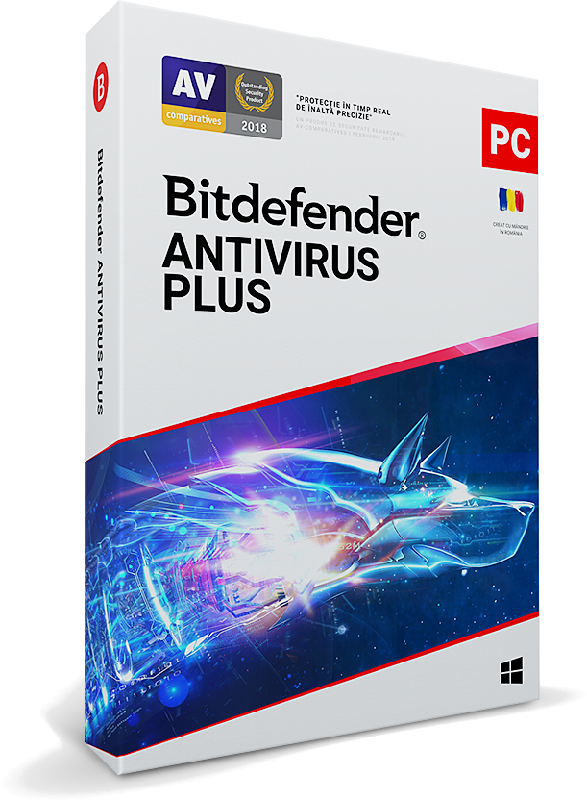 Antivirus Bitdefender Antivirus Plus, 1 Dispozitiv, 1 An, Licenta noua, Retail