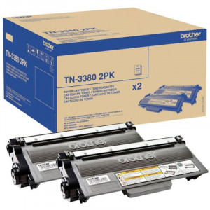 Brother Toner TN-3380 Black Dual Pack