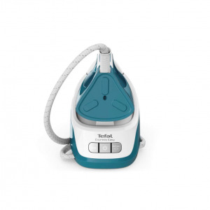 Tefal Statie de calcat Express Essential SV6131E0, 2200W, presiune 5.8 bari, 1.7L, alb/albastru, 120g/min
