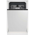 Masina de spalat vase incorporabila Beko DIS48120, Slim, 11 seturi, 8 programe, Clasa E, ProSmart Inverter, Extra Drying, AquaIntense, Mini 30’, 45 cm
