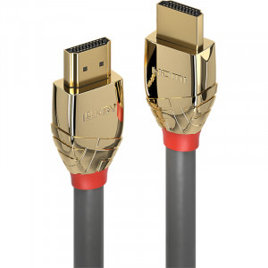 LINDY Gold, HDMI Male - HDMI Male, v2.0, 7.5m, gri-auriu