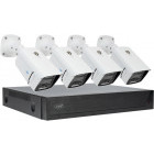 Kit Supraveghere PNI IPMAX POE 3LR + 4 Camere