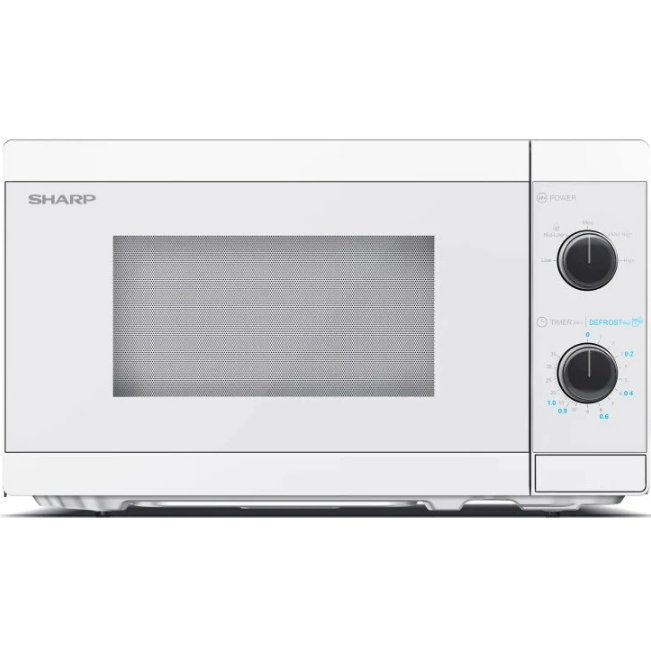 Cuptor cu microunde Sharp YC-MS01EC, 20L, 800W, Alb