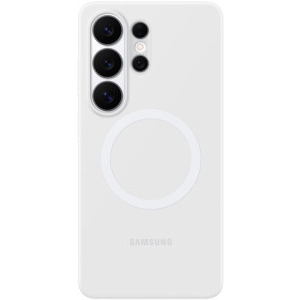 Samsung Capac protectie spate Silicon Magnet White pentru Galaxy S26 Ultra