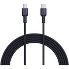 Cablu de date / adaptor Aukey USB-C Male la USB-C Male, 60 W, 1 m, Black
