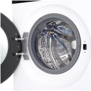LG F2X50S9TKB, Slim, 9 kg, 1200 RPM, Clasa A, Inverter Direct Drive, AI DD, AI Wash, TurboWash 360, ThinQ, Alb