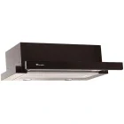 Hota incorporabila Tornado telescopica Sondo 700, Putere de absorbtie 700 m3/h, 2 trepte, Clasa C, 50 cm, Negru