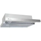 Hota incorporabila Tornado telescopica Sondo 700, Putere de absorbtie 700 m3/h, 2 trepte, Clasa C, 50 cm, Inox