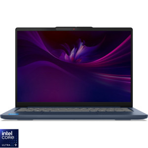 Laptop Lenovo 14 IdeaPad Slim 5 14IMH10, WUXGA OLED, Procesor Intel® Core™ Ultra 9 185H (24M Cache, up to 5.10 GHz), 16GB DDR5, 1TB SSD, Intel Arc, No OS, Cosmic Blue