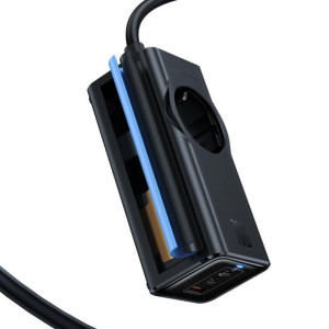 Mcdodo Super Cube Fast Charger, 1x Schuko, 2x USB-C, 1x USB, 70W, 1.5 m, Black