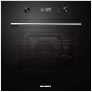 Heinner HBO-M7010GCDRP-GBK, Electric, 70 L, Autocuratare pirolitica, Grill, Clasa A, Negru