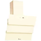 Hota Tornado decorativa Megas 1200, Putere de absorbtie 1200 m3/h, 4 trepte, Clasa A, 60 cm, Crem