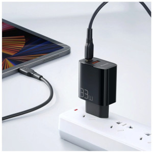 Mcdodo 1x USB, 1x USB-C, 33W, Black