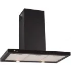 Hota Tornado decorativa Lara 1200, Putere de absorbtie 1200 m3/h, 3 trepte, Clasa A, 90 cm, Negru