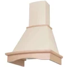 Hota Tornado decorativa Tempo 1200, Putere de absorbtie 1200 m3/h, 3 trepte, Clasa C, 60 cm, Crem