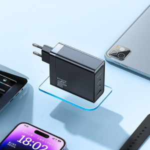 Mcdodo 1x USB, 2x USB-C, Fast Charge 140W, GaN5 Pro, Black