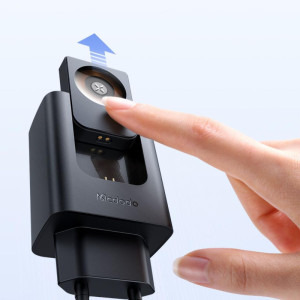 Mcdodo 1x USB, 1x USB-C, Fast Charge 30W, Black cu Incarcator wireless integrat pentru Apple Watch