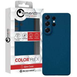 Lemontti Capac protectie spate Silicon Soft Slim Blue pentru Galaxy S26 Ultra