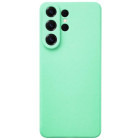 Lemontti Capac protectie spate Silicon Soft Slim Green Mint pentru Galaxy S26 Ultra