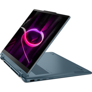 Lenovo 14'' Yoga 7 2-in-1 14AGP11, WUXGA OLED Touch, Procesor AMD Ryzen™ AI 7 445 (8M Cache, up to 4.6 GHz), 32GB LPDDR5X, 1TB SSD, AMD Radeon 840M, No OS, Tidal Teal, 3Yr Onsite Premium Care