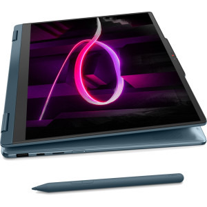 Lenovo 14'' Yoga 7 2-in-1 14AGP11, 2.8K OLED Touch 120Hz, Procesor AMD Ryzen™ AI 7 445 (8M Cache, up to 4.6 GHz), 32GB LPDDR5X, 1TB SSD, AMD Radeon 840M, No OS, Tidal Teal, 3Yr Onsite Premium Care