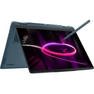 Lenovo 14'' Yoga 7 2-in-1 14AGP11, WUXGA OLED Touch, Procesor AMD Ryzen™ AI 7 445 (8M Cache, up to 4.6 GHz), 24GB LPDDR5X, 1TB SSD, AMD Radeon 840M, No OS, Tidal Teal, 3Yr Onsite Premium Care