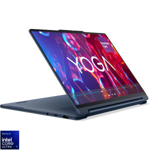 Lenovo 14'' Yoga 9 2-in-1 14IPH11, 2.8K OLED 120Hz Touch, Procesor Intel® Core™ Ultra 7 355 (12M Cache, up to 4.70 GHz), 32GB LPDDR5X, 1TB SSD, Intel Graphics, Win 11 Home, Cosmic Blue, 3Yr Onsite Premium Care