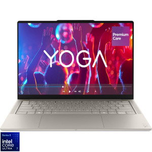 Lenovo 14'' Yoga Slim 7 14IPH11, 2.8K OLED 120Hz, Procesor Intel® Core™ Ultra 7 355 (12M Cache, up to 4.70 GHz), 32GB LPDDR5X, 1TB SSD, Intel Graphics, Win 11 Home, Seashell, 3Yr Onsite Premium Care
