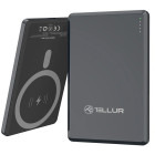 Baterie externa Tellur PD 20W, 5000 mAh, compatibil MagSafe, Grey
