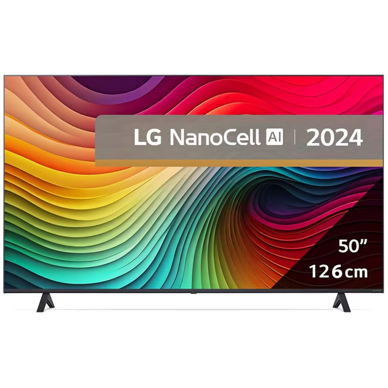 Televizor LED LG Smart TV 50NANO82T3B Seria NANO82 126cm negru 4K UHD HDR