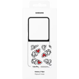 Samsung Capac protectie spate FlipSuit White pentru Galaxy Z Flip 6