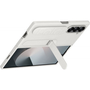 Samsung Capac protectie spate Silicon White pentru Galaxy Z Fold 6