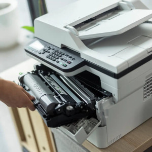 Brother MFC-B7810DW, Laser, Monocrom, Format A4, Duplex, Retea, Wi-Fi, Fax