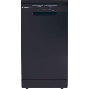 Masina de spalat vase Candy CDPH 2L1047B, Slim, 10 seturi, 5 programe, Clasa E, 45 cm, Negru