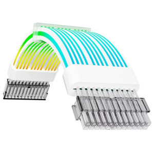 Gamemax Prelungitor cablu alimentare Motherboard ARGB White