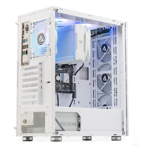 PC Gaming ZMEU Alb Winter Edition, AMD Ryzen 5 PRO 8600G, 32GB
