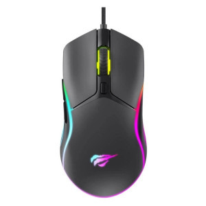 Bonus Mouse Gaming Havit MS1029 RGB Black + Mouse pad Havit MP901 RGB