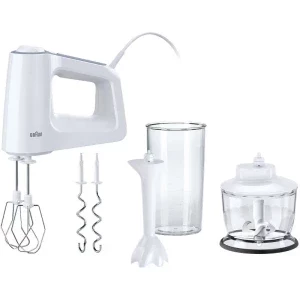 Braun Mixer de mana MultiMix 3 HM3135WH, 500W, 0.5L, Alb