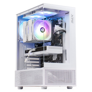 PC Gaming BALAUR Legendar Prime Pro Alb, Intel i5-14600K 3.5GHz, 32GB DDR5, 1TB SSD, RTX 5060 8GB GDDR7, Iluminare RGB