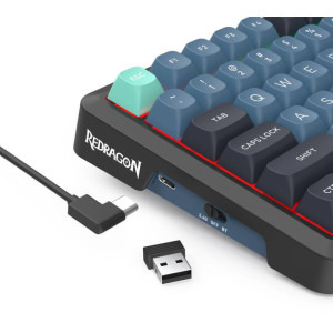 Redragon Behemoth Pro TKL RGB Black-Green Mambo L Switch Mecanica