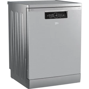 Beko BDFN36540XP, 15 seturi, 6 programe, Clasa C, ProSmart Inverter, PowerIntense, SelfDry, AquaFlex, 60 cm, Inox