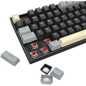 Redragon Kumara TKL RGB Black-Grey Red Switch Mecanica