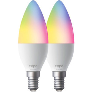 TP-LINK Bec inteligent LED Smart Wi-Fi Tapo L430C, E14, 4.8W, 470 lm, RGBW, 2buc