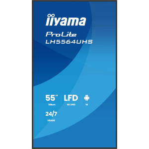 IIyama Smart ProLite LH5564UHS-B1AG 55 inch UHD VA 6.5 ms 60 Hz USB-C
