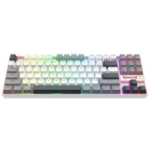 Redragon Kumara TKL RGB White-Grey Red Switch Mecanica