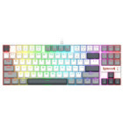 Tastatura Gaming Redragon Kumara TKL RGB White-Grey Red Switch Mecanica